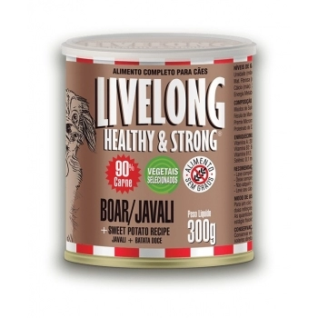LIVELONG CAO JAVALI LATA 300 GR