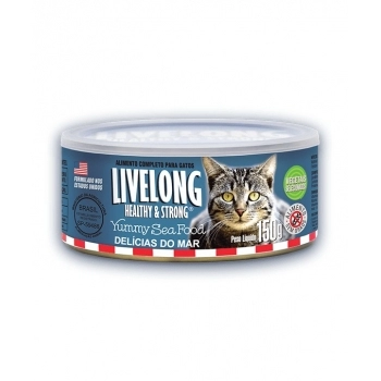 LIVELONG GATO DELICIAS DO MAR LATA 150 GR