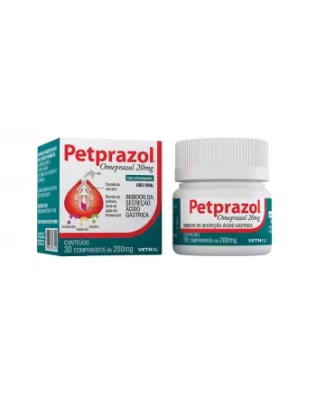 PETPRAZOL COMPR 20MG 10