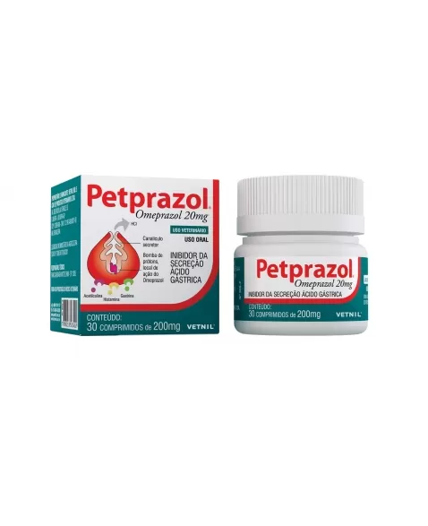 PETPRAZOL COMPR 20MG 10