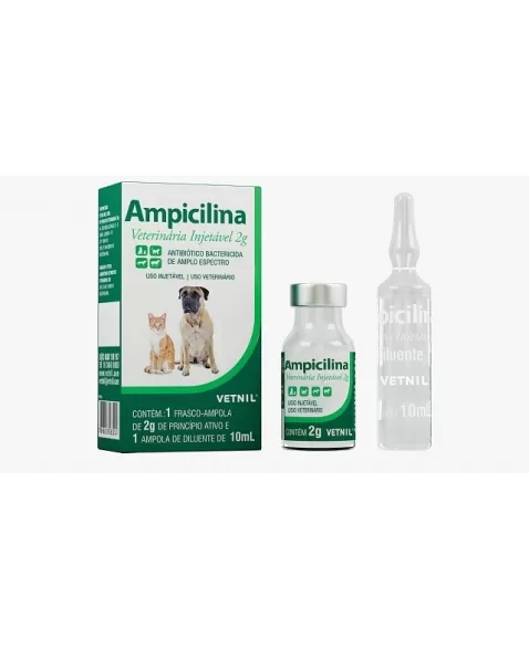 AMPICILINA VET INJ 2G 48