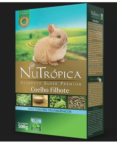 NUTROPICA COELHO NATURAL FILHOTE 500 GR