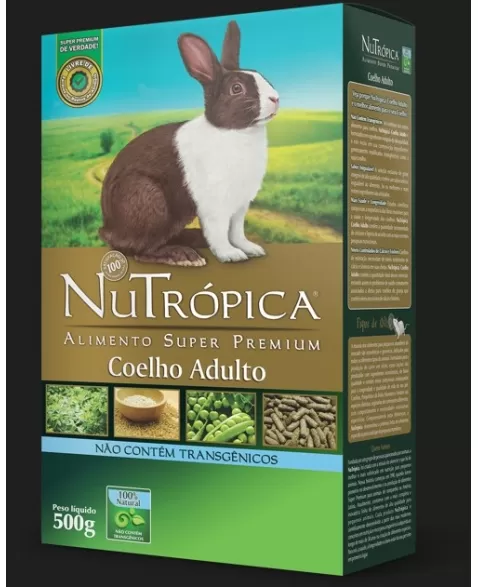 NUTROPICA COELHO NATURAL ADULTO 500 GR