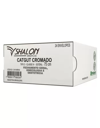 FIO CAT CROM 5-0 C/AG SHA 24