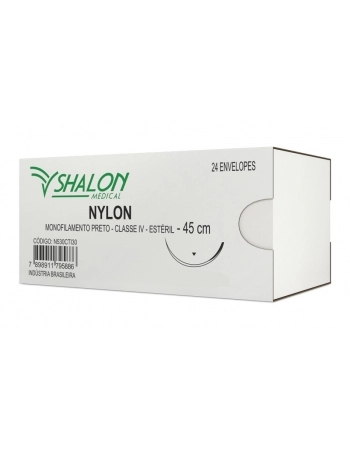 FIO NYLON 4-0 C/AG SHA 24