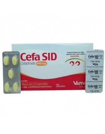 CEFA SID 220 MG 100 COMPR VANSIL