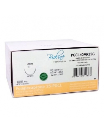 FIO POLIGLECAPRONE 3-0 AG3/8 CIL3,1-70 B