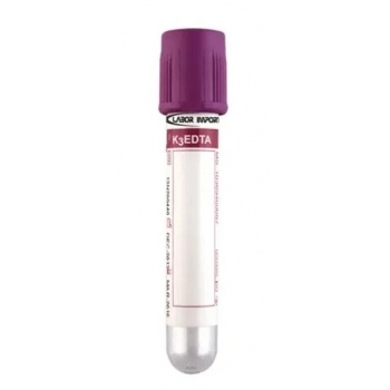 TUBO EDTA 4 ML C/100 LILAS