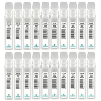 AGUA P/ INJECAO 10 ML SAMTEC