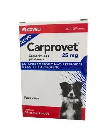 CARPROVET 25 MG 14 COMPR