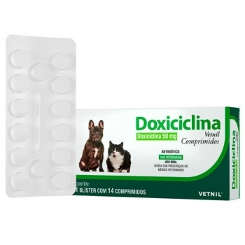 DOXICICLINA 50 MG C/14 COMP VETNIL
