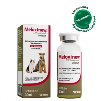 MELOXINEW 0,2% INJETAVEL 30 ML VETNIL