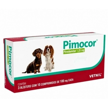 PIMOCOR 1,25 MG 3 BLISTER C/10 COMPR VETNIL