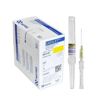 CATETER NIPRO 24G AMARELO 50