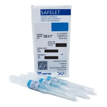 CATETER NIPRO 22G AZUL 50