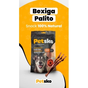 PETSKO BEXIGA BOVINA DESIDRATADA PALITO 5UN
