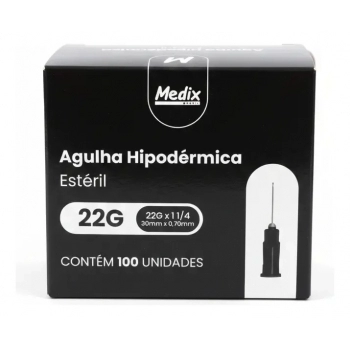 AGULHA 30 X 07 MEDIX 100 CAIXA