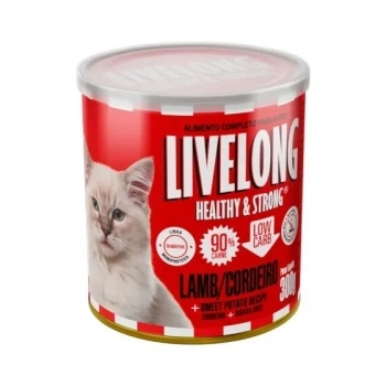LIVELONG GATO CORDEIRO 300 GR