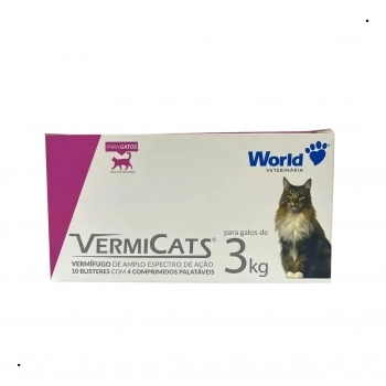 VERMICATS 600 MG DISPLAY C/10 BLISTERS WORLD