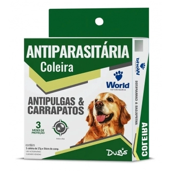 COLEIRA DUG S ANTIPULGAS E CARRAPATOS P/CAES