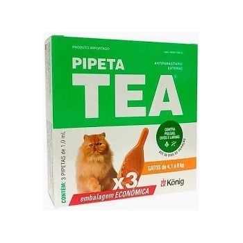 PIPETA X 3 TEA GATO 4,1 ATE 8 KG (1 ML)