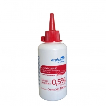 CHLORCLEAR 0,5% ALCOOLICA 100 ML / CLOREXIDINA 0,5% ALCOOLICA VICPHARMA