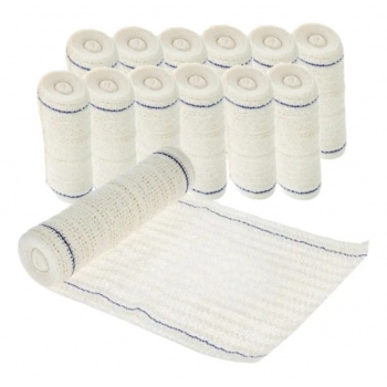 ATADURA DE CREPOM 13 FIO 10 CM X 1,20M C/12 FORTCLEAN