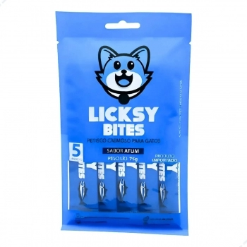 PETISCO CREMOSO PARA GATOS LICKSY BITES ATUM - 1 PACK