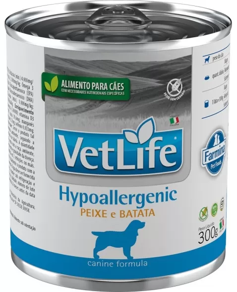 FAR VET CANINE WET HYPO PEIXE 0,3 KG