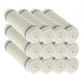 ATADURA DE CREPOM 13 FIO 06 CM X 1,80M C/12 FORTCLEAN