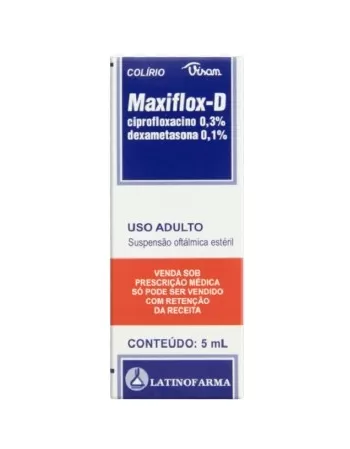 COLIRIO MAXIFLOX-D SUSP 5ML(CIPRO+DEXA)