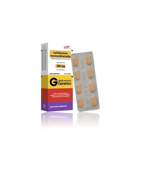 CEFALEXINA 500MG 8 CPR ABL