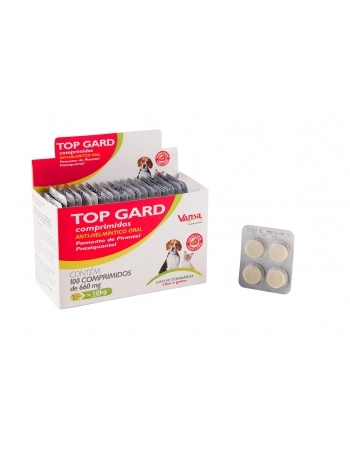 TOP GARD 660MG C/ 100 COMPR CARNE VANSIL