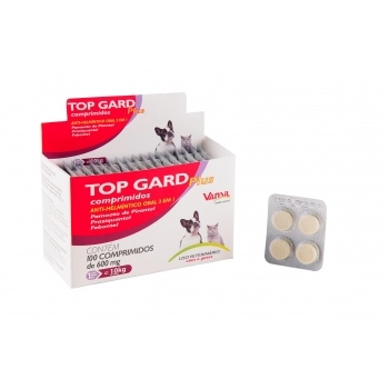 TOP GARD PLUS 600 MG C/ 100 COMPR VANSIL