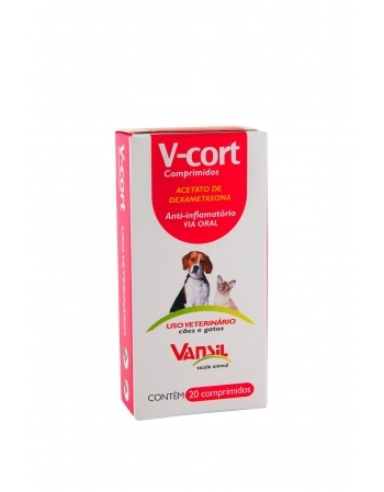 V-CORT 200 MG C/20 COMPR VANSIL