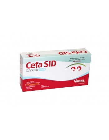 CEFA SID 110 MG 10 COMPR VANSIL