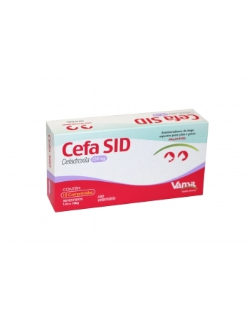 CEFA SID 220 MG 10 COMPR VANSIL